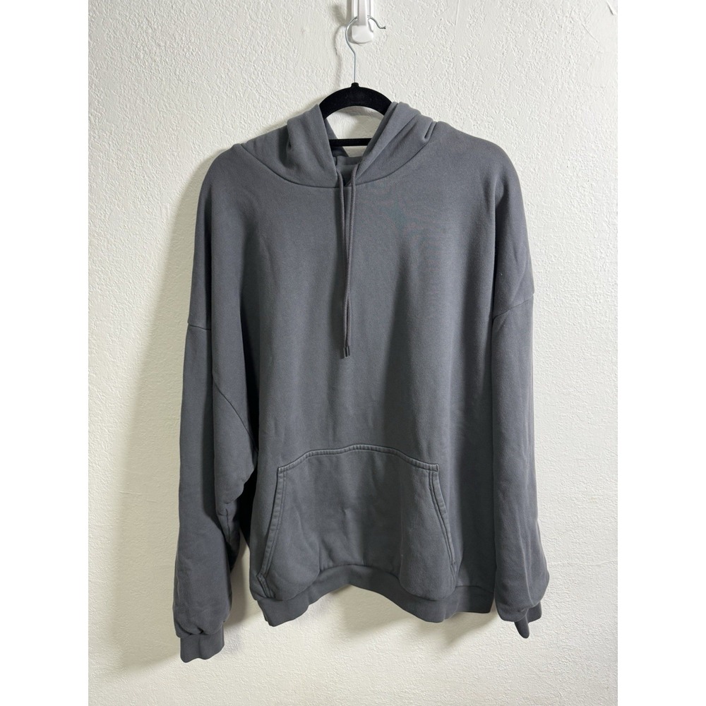 YZY Gap POETIC GREY Hoodie Oversized H18 PTCGREY Yeezy Hooded‎ Pullover Large
